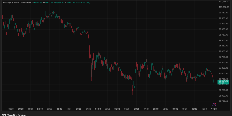 Bitcoin tests the $95k HODL wall after cascade knocks out $655M from bulls