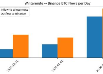 Major market maker secretly offloaded 1,213 BTC onto Binance during New Year’s Eve thin liquidity