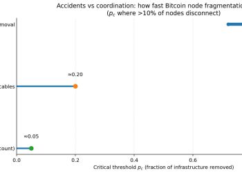 Seven internet cables were cut at once — Bitcoin barely noticed, but researchers found a real chokepoint
