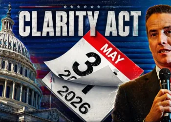CLARITY Act May Pass by the End of May, Says Senator Moreno