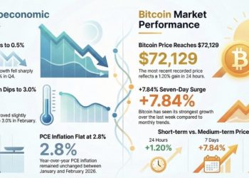 Bitcoin reacts to US economy moving close to stalling, but inflation still too hot for easy Fed rescue