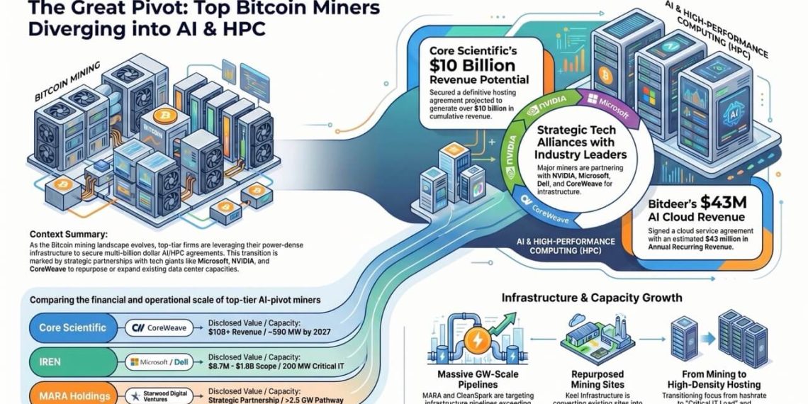 New research shows Bitcoin must retake $80k or risk BTC miner shut down in competition with $4B in AI revenue