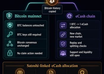 Top Bitcoin dev is launching a new BTC fork giving holders new eCash, but claiming it may be a real risk