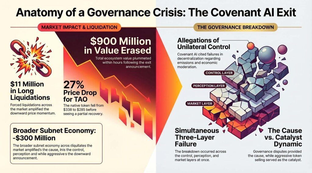 Bittensor sheds $900 million in market value as key AI developer exits amid in-fighting