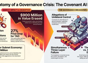 Bittensor sheds $900 million in market value as key AI developer exits amid in-fighting