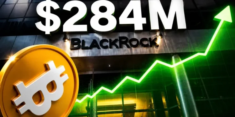 Bitcoin ETF Inflows Surge as BlackRock Adds $284M in One Day
