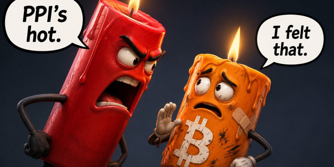 Bitcoin price just lost $80k because US PPI hit 6% matching 2022 levels, stoking inflation fears
