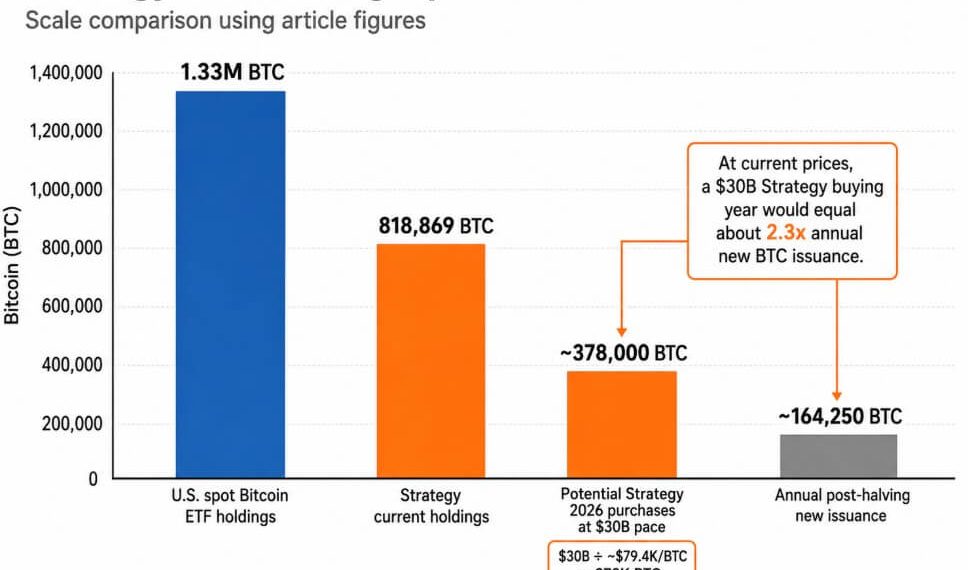 JPMorgan’s $30 billion Strategy call exposes Bitcoin’s new market fault line