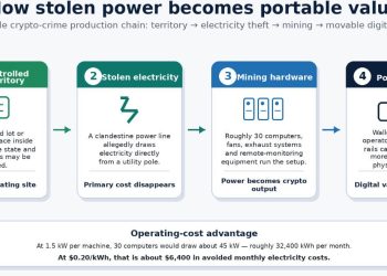 Brazilian gang raid reveals a new crypto-crime model: turning stolen power into digital money