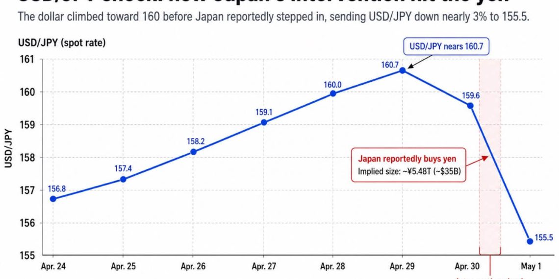 Japan has moved to save the yen again, and Bitcoin traders may pay the price