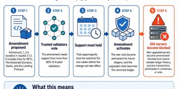 XRPL’s May 27 upgrade shows how validators and markets decide a blockchain split