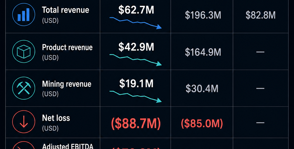 Canaan earnings show Q1 revenue collapse as record BTC and ETH treasury nears $148M