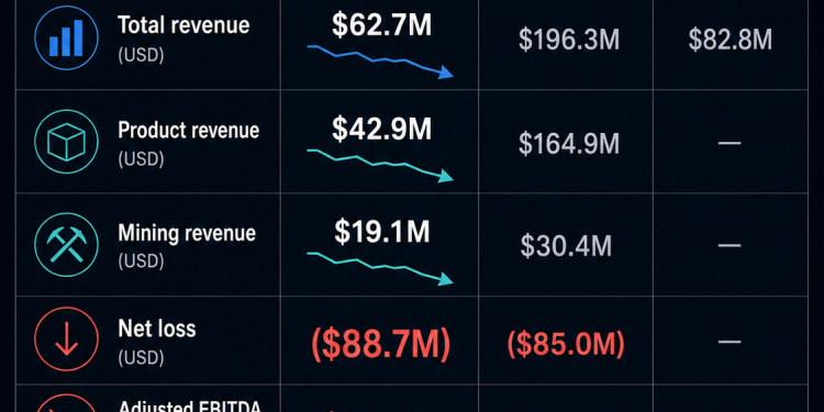 Canaan earnings show Q1 revenue collapse as record BTC and ETH treasury nears $148M