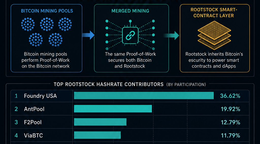 84% of BTC hashrate secured Bitcoin DeFi in Q1, but miners saw little fee upside