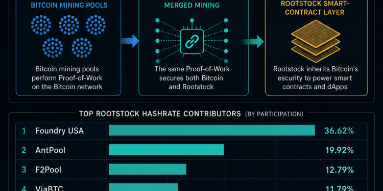 84% of BTC hashrate secured Bitcoin DeFi in Q1, but miners saw little fee upside